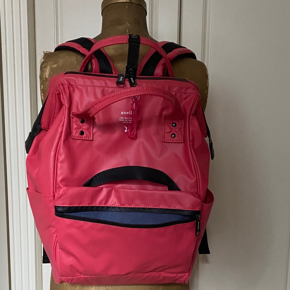 Anello Women's Vibrant Red Backpack.
